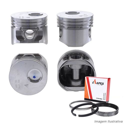 PISTAO COM ANEL - FORD ZETEC ROCAM 1.0L 8V - APEX