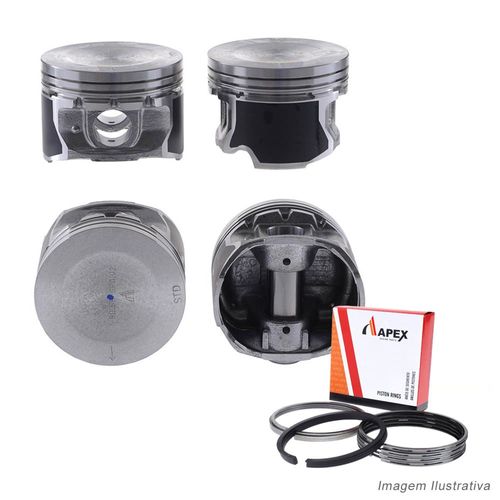 PISTAO COM ANEL - FORD ESCORT ZETEC 1.8L 16V - APEX