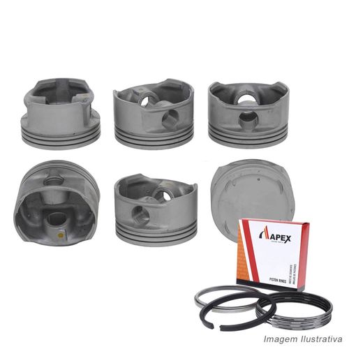 PISTAO COM ANEL - HYUNDAI SANTA FE/ KIA SORENTO 3.5 V6 24V GASOLINA - APEX