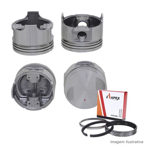 PISTAO COM ANEL - SUZUKI SWIFT 1.3L 8V SOHC 1989 A 1999 - APEX