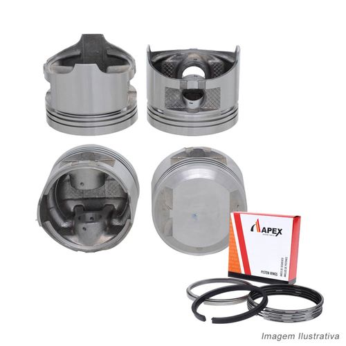 PISTAO COM ANEL - DAIHATSU CHARADE TERIOS 1.3 16V DOHC APOS 1988 - APEX