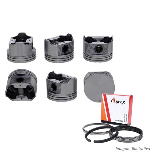 PISTAO COM ANEL - FORD RANGER TAURUS 3.0 V6 12V - APEX