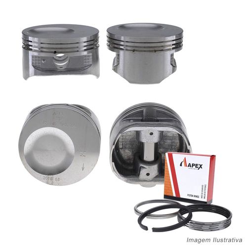 PISTAO COM ANEL - FORD ZETEC ROCAM 1.6L 8V - APEX