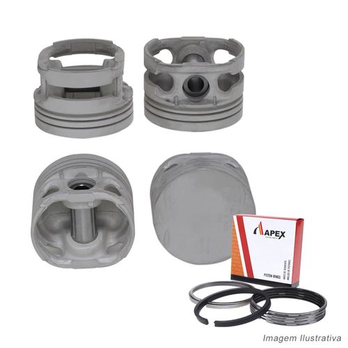 PISTAO COM ANEL - RENAULT 19 1.8 16V - APEX