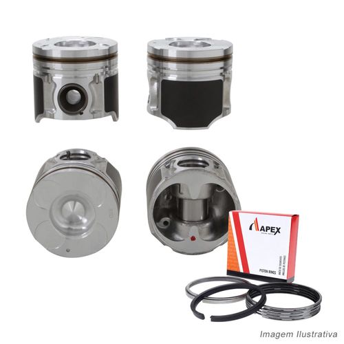 PISTAO COM ANEL - SSANGYONG ACTYON SPORTS 2.0L 16V DIESEL APOS 2007 - APEX