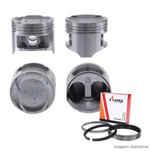 PISTAO COM ANEL - HONDA CIVIC 1.6 16V D16Z6 1992 A 1997 - APEX