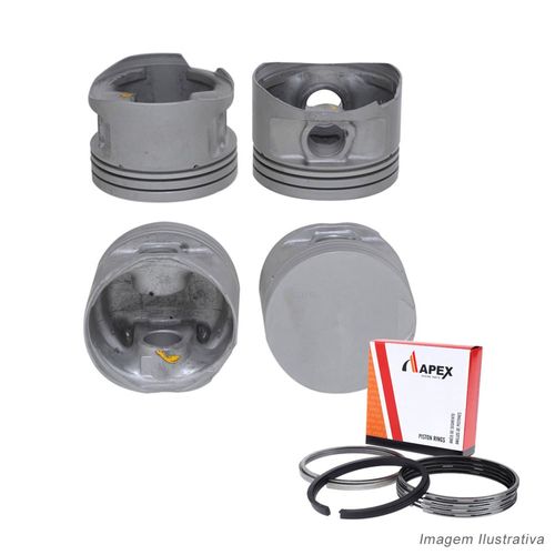PISTAO COM ANEL - AUDI A3/ VW PASSAT 1.8 20V DOHC ASPIRADO | PINO 20MM - APEX