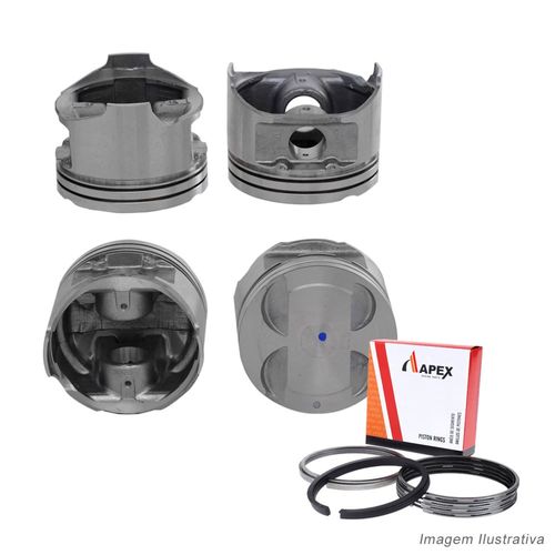 PISTAO COM ANEL - MAZDA PROTEGE 1.8 16V BPD DOHC - APEX