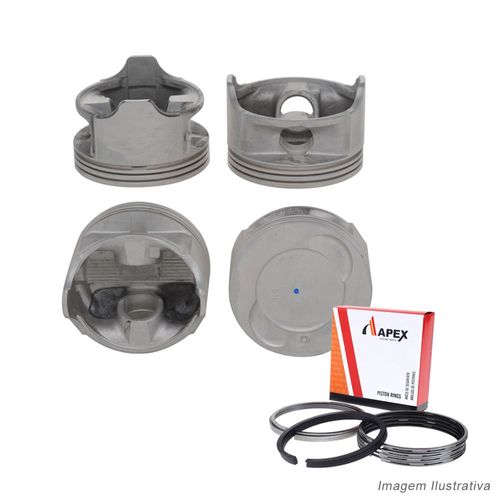 PISTAO COM ANEL - FORD RANGER 2.5L APOS 1994  - APEX