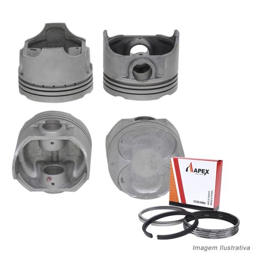 PISTAO COM ANEL - SUZUKI JIMMY 1.3L 16V APOS 1998 SOHC - APEX