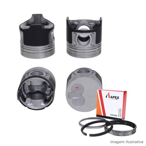 PISTAO COM ANEL - KIA SPORTAGE 2.0 TURBO DIESEL PINO 30MM - APEX
