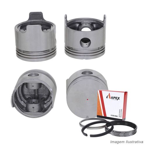 PISTAO COM ANEL - TOYOTA EMPILHADEIRA 4P - APEX