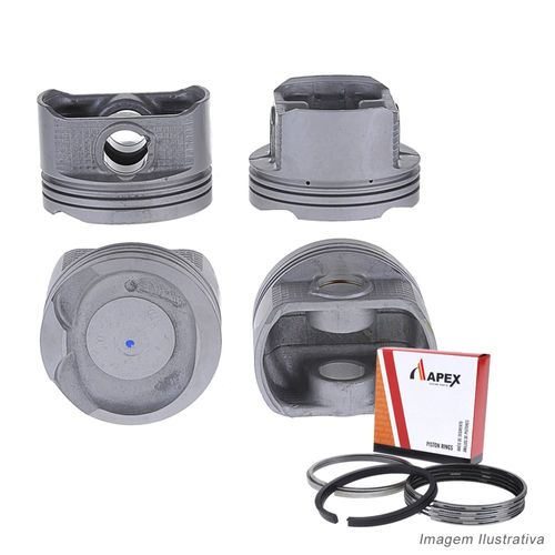 PISTAO COM ANEL - TOYOTA COROLLA 1.8 16V 1ZZFE 2003 A 2013 - APEX