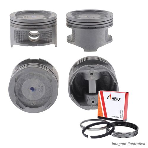 PISTAO COM ANEL - TOYOTA COROLLA 1.8 16V 7AFE 1993 A 2002 - APEX