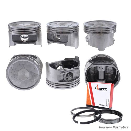 PISTAO COM ANEL - MITSUBISHI PAJERO SPORT 3.0 V6 24V SOHC 2001 A 2002 - APEX