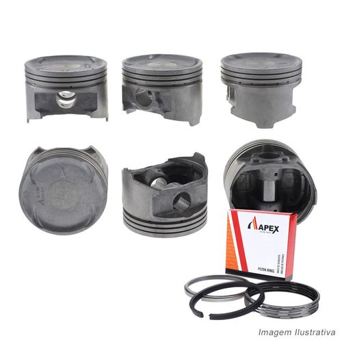 PISTAO COM ANEL - MITSUBISHI DIAMANTE 3.0L V6 24V DOHC 1991 A 1996 - APEX