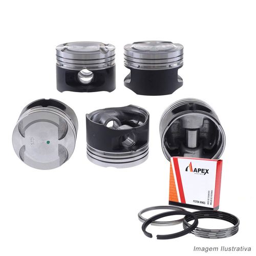 PISTAO COM ANEL - FIAT MAREA 2.0 20V ASPIRADO GASOLINA - APEX