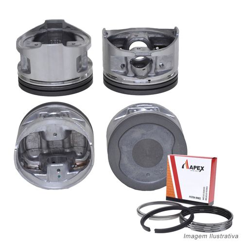 PISTAO COM ANEL - TOYOTA PREVIA 2.4 16V 2TZFE GASOLINA - APEX