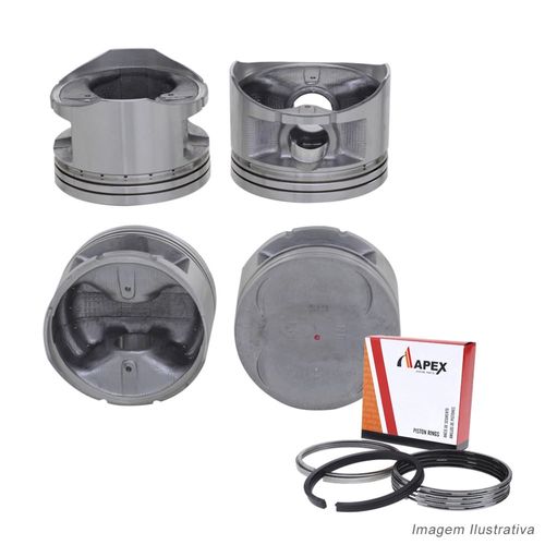 PISTAO COM ANEL - HONDA ACCORD PRELUDE 2.3 16V H23A 1992 A 1996 - APEX