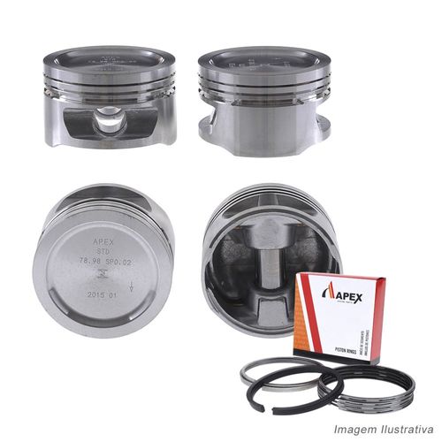 PISTAO COM ANEL - GM CORSA 1.6L 16V - APEX