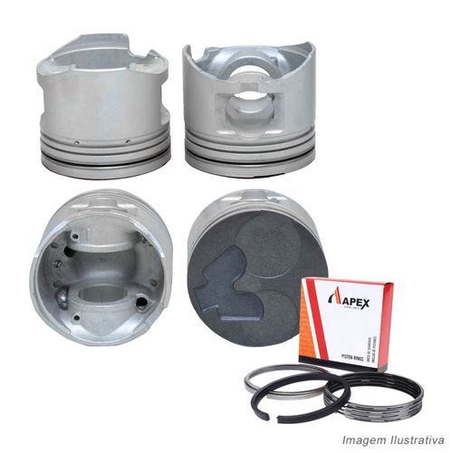 PISTAO COM ANEL - TOYOTA HILUX 3.0 TURBO DIESEL APOS 1997  - APEX