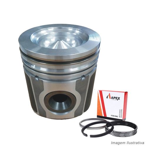 PISTAO COM ANEL - IVECO STRALIS EURO3 FTP CURSOR13/135MM - APEX
