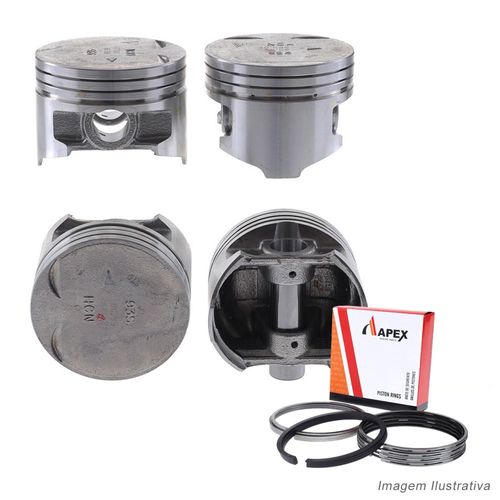 PISTAO COM ANEL - MITSUBISHI COLT LANCER 1.8 16V SOHC - APEX