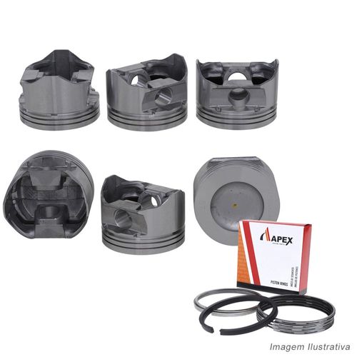 PISTAO COM ANEL - FORD EXPLORER RANGER 4.0 V6 12V GASOLINA 1990 A 1994 - APEX
