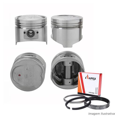 PISTAO COM ANEL - MITSUBISHI EMPILHADEIRA 2.0 8V - APEX