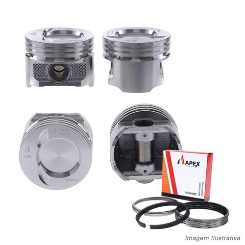 PISTAO COM ANEL - FORD CHT 1.6L GAS ATE 1986 - APEX