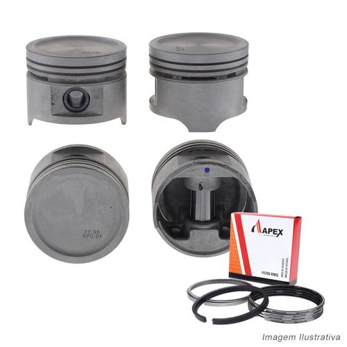PISTAO COM ANEL - RENAULT 19/CLIO 1.6L GAS - APEX