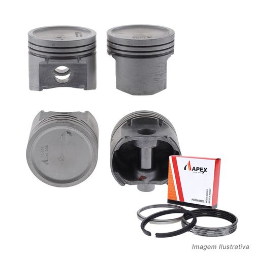 PISTAO COM ANEL - GM CORSA 1.0 8V MPFI GASOLINA 1995 A 2004 - APEX