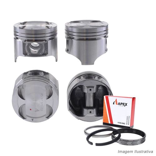 PISTAO COM ANEL - KIA CLARUS SPORTAGE 2.0 16V GAS 1996 A 2002 - APEX