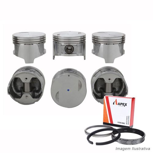PISTAO COM ANEL - NISSAN MAXIMA 3.0L V6 12V SOHC 1987 A 1997 - APEX