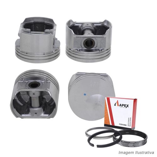 PISTAO COM ANEL - GM KADETT MONZA 1.8 8V ALCOOL APOS 1987 - APEX