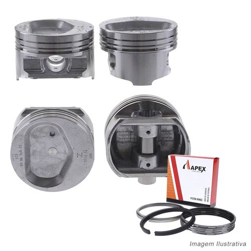 PISTAO COM ANEL - NISSAN EMPILHADEIRA 2.1 8V K21 GASOLINA - APEX