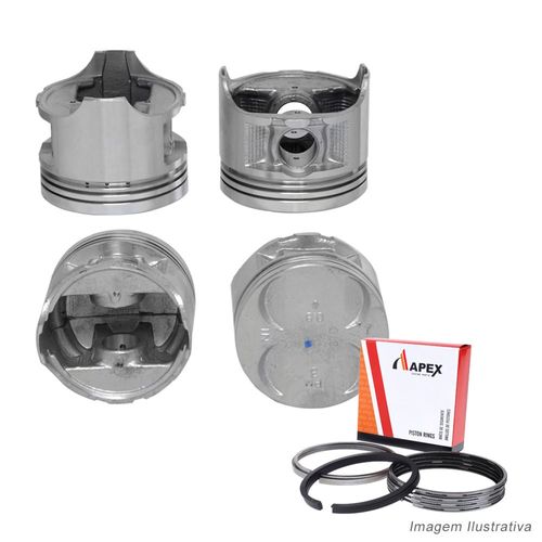 PISTAO COM ANEL - HONDA CIVIC 1.5 16V SOHC 1988 A 1995 - APEX