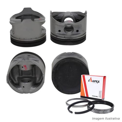 PISTAO COM ANEL - MITSUBISHI ECLIPSE 2.0L 16V DOHC TURBO APOS 1995  - APEX