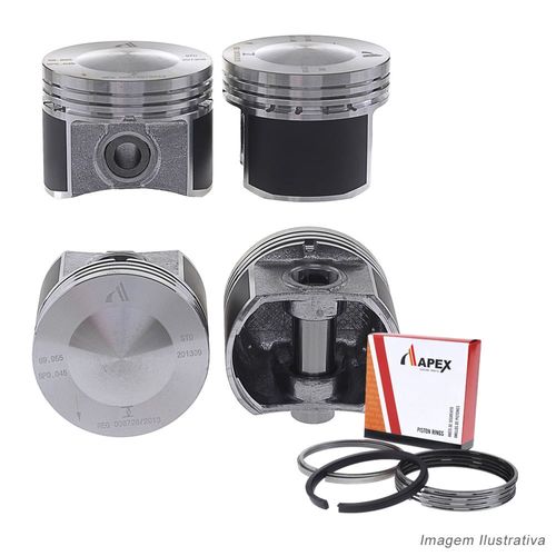 PISTAO COM ANEL - FIAT FIRE 1.0L 8V FLEX - APEX