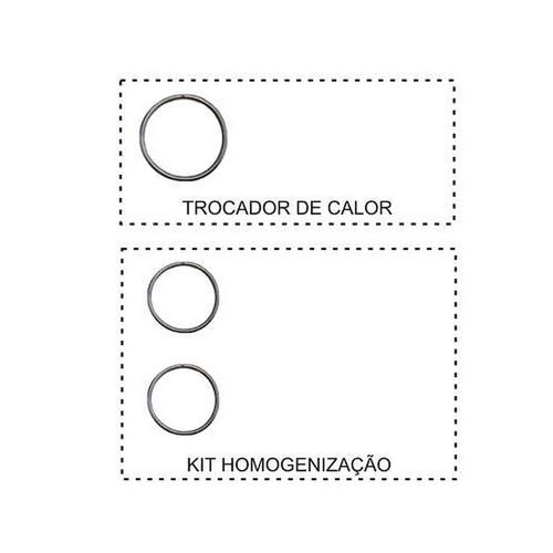 JUNTAS DIVERSAS - KIT HOMOGENIZAcaO VW PASSAT GOL SANTANA SAVEIRO AP ALC GAS 1.6 1.8 2.0 85/94 - BASTOS