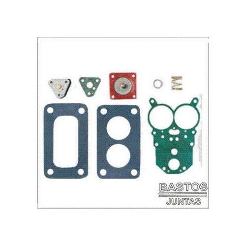 KIT DO CARBURADOR - PARCIAL SOLEX DUPLO 54 34 GM CHEVETTE HATCH MARAJO CHEVY OPALA CARAVAN GAS ALC - BASTOS