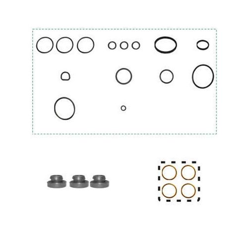 KIT DE BORRACHAS MOTOR - VW GOL PARATI SAVEIRO MI 1000 AT 8V APOS 1997 - BASTOS