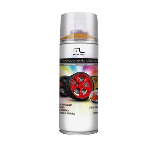 Spray de Envelopamento Multilaser Liquido Dourado 400ml - AU422