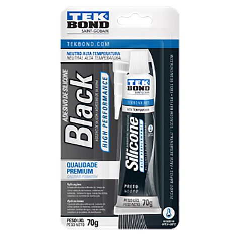 Silicone Preto Diversos Universal 1980 a 2021 - 831122 - Black