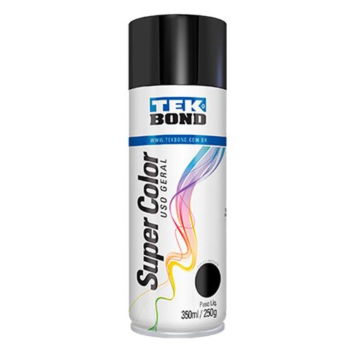 Tinta Spray Diversos Preto Bilhante 1980 a 2021 - 831162 - 80924