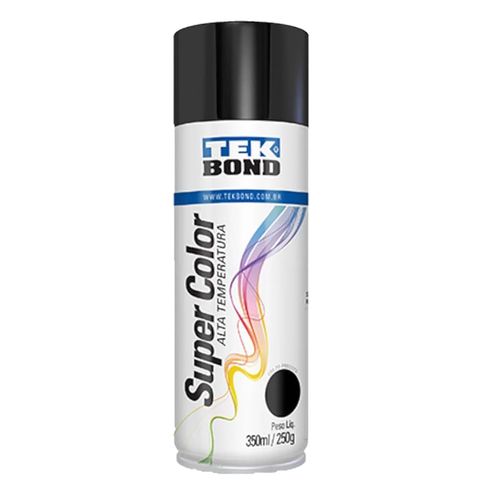 Tinta Spray Diversos Preto Brilhante Alta Temp 1980 a 2021 - 831163 - 81167