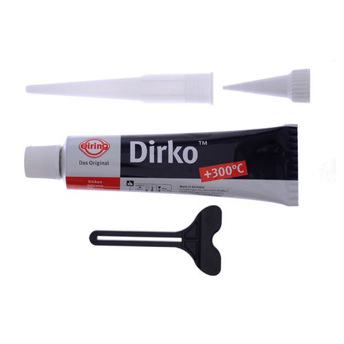 DIRKO - SILICONE PRETO 70 ML  60° ATE 300°
