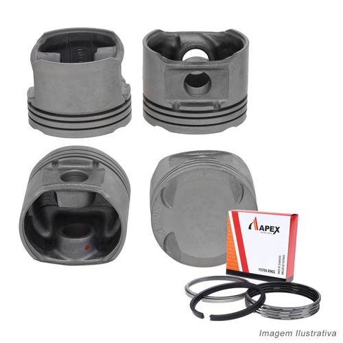 PISTAO COM ANEL - VW GOL PARATI 1.0 16V MI GASOLINA - APEX