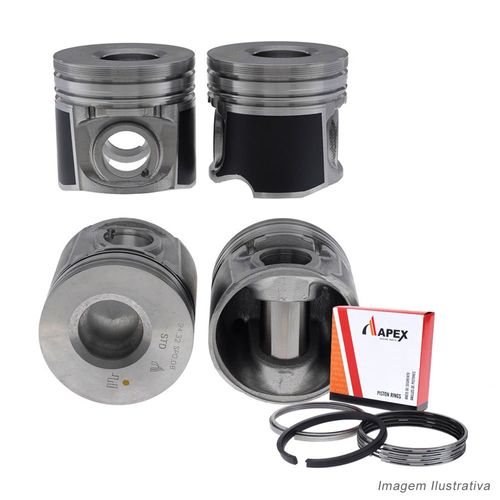 PISTAO COM ANEL - FIAT DUCATO BOXER JUMPER MASTER IVECO DAILY 2.8L TURBO DIESEL - APEX