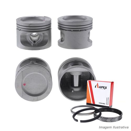 PISTAO COM ANEL - VW GOLF 1.8 8V ADZ GASOLINA 1994 A 1998 - APEX